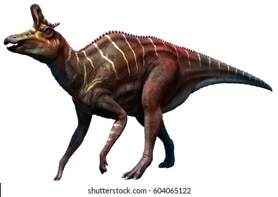 Lambeosaurus 3D Illustration