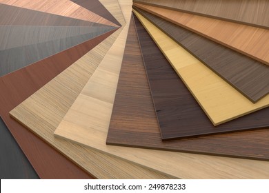 Laminated chipboards.