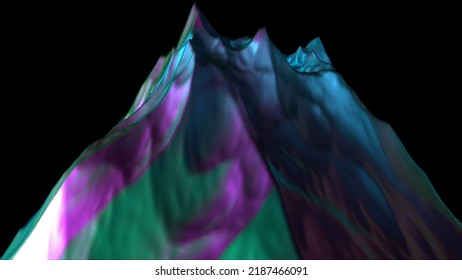 Landscape. Computer generated 3d render. 3D Illustration