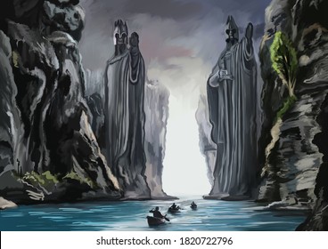 Landscape From The Lord Of The Rings Movie