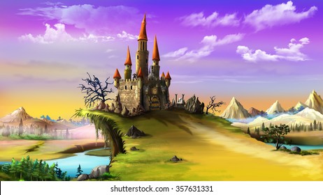 Landscape with a Magic Castle. 