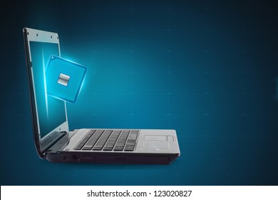 Laptop computer with electronic circuit board processor