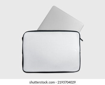 Laptop Notebook Sleeve Isolated Mockup On White Background 3d Render
