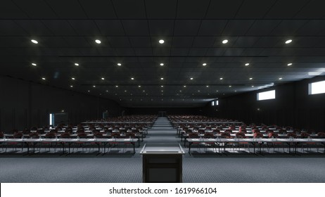 Large conference room for presentations and lectures