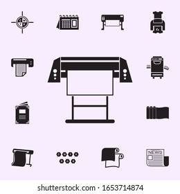 Large Printer Icon. Print House Icons Universal Set For Web And Mobile