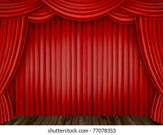 390 Large Stage Red Curtain Images, Stock Photos & Vectors | Shutterstock