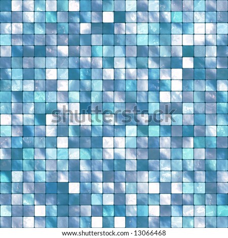 Similar – Image, Stock Photo turquoise blue white tiles with silver streak in front of horizon