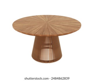 Large sun table. environmentally friendly wood material