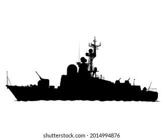 軍艦 シルエット のイラスト素材 画像 ベクター画像 Shutterstock