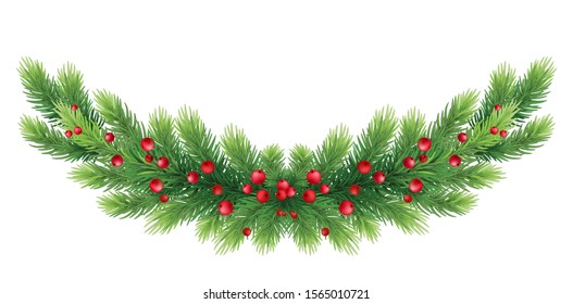 Christmas Garland Images Stock Photos Vectors Shutterstock