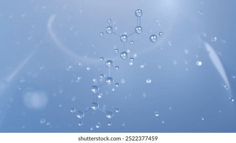 l-arginine molecular structure, 3d model molecule, l-alpha-amino acid, structural chemical formula view from a microscope