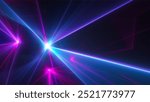 Laser lights neon abstract fractal art background.