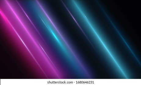 Laser Show From Multi-colored Rays Of Lights   Music Festival Lazer Background Illustration.