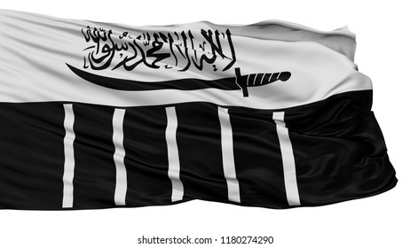 Lashkar E Taiba Flag, Isolated On White Background, 3D Rendering