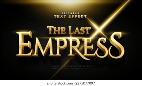 The Last Empress Text Effect