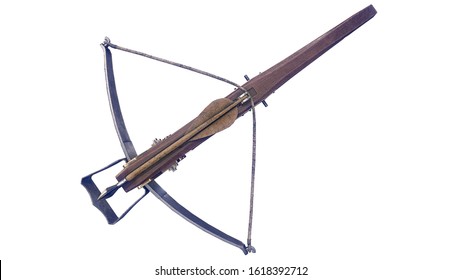 Late Medieval Crossbow 3D Illustration