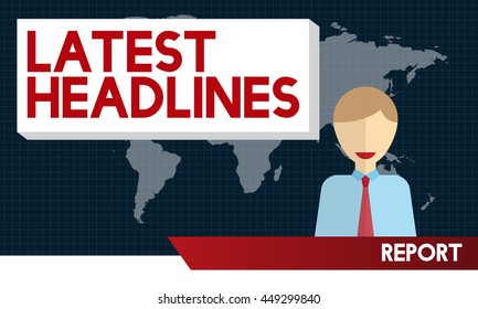 Latest Headlines Breaking Communication Important Concept 