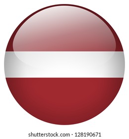 Latvia Flag Button