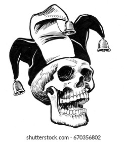 Laughing Jester Skull