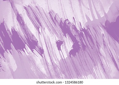 Lavander Violet And White Paint  Background Texture With  Brush Strokes