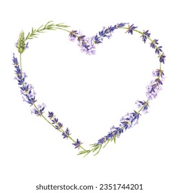 Lavender Heart shaped Wreath