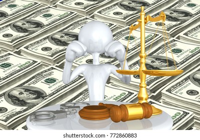 Law Concept With The Original 3D Character Illustration
 - Shutterstock ID 772860883
