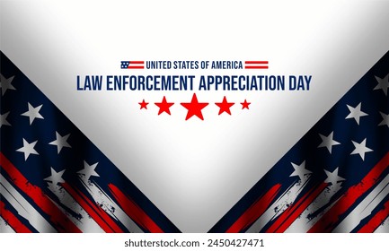 Law enforcement appreciation day (LEAD) is observed every year on January 9, to thank and show support to our local law enforcement officers who protect and serve. vector illustration - Powered by Shutterstock