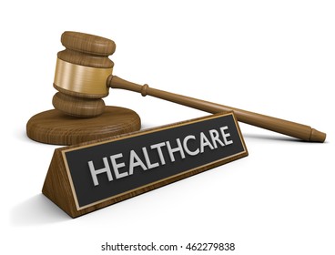 Laws And Proposals Supporting National And Single Payer Health Care Systems, 3D Rendering