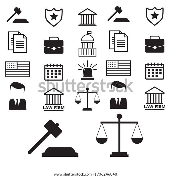 Lawyer and\
law office logo. Lawyer flat\
illustration