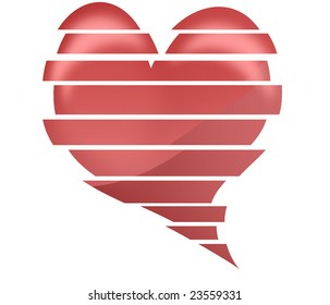 Layered Heart Stock Illustration 23559331 | Shutterstock