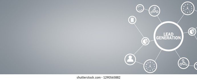 Lead Generation. Concept of business, network, technology, future