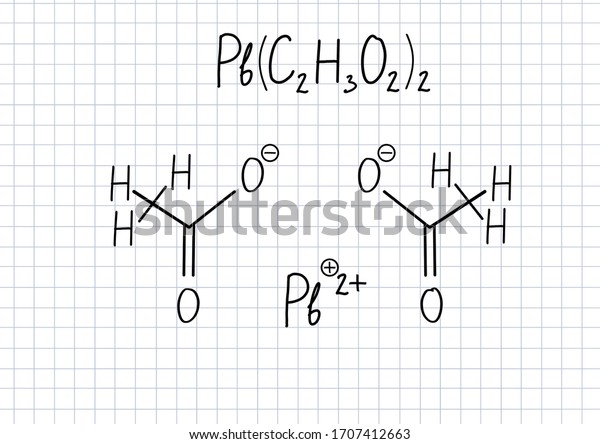 Lead ii acetate chemical formula