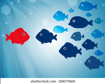 319 Fish Swimming Opposite Directions Images, Stock Photos & Vectors ...