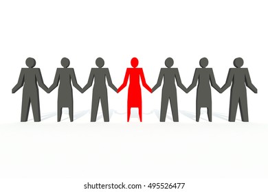 Leader Team Work People Work Group Stock Illustration 495526477 ...