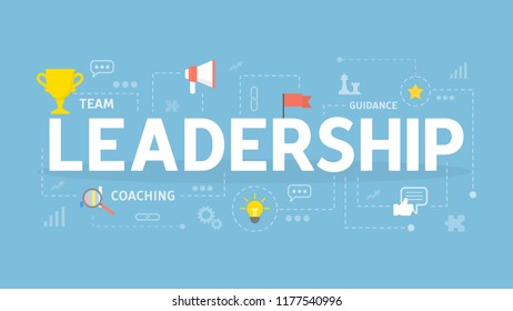 Leadership Concept Illustration Idea Guidance Coaching Stock ...