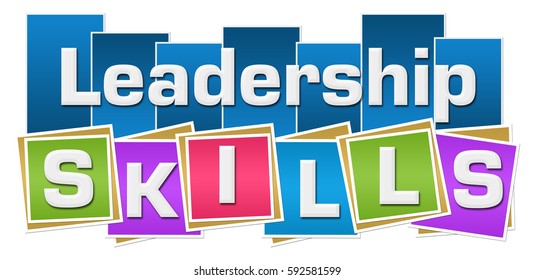 Leadership Skills Colorful Squares Stripes Stock Illustration 592581599 ...