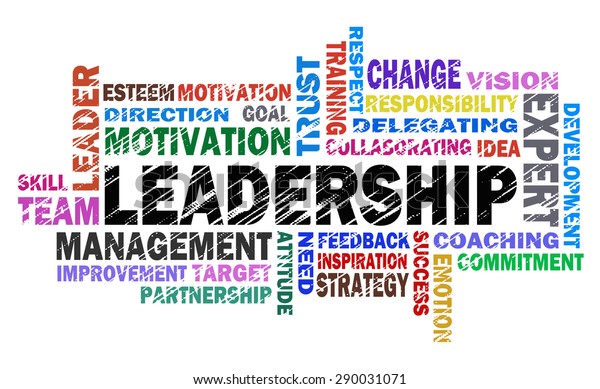 Leadership Word Cloud On White Background Stock Illustration 290031071