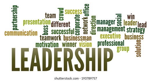 Leadership Word Collage Stock Illustration 193789757 | Shutterstock