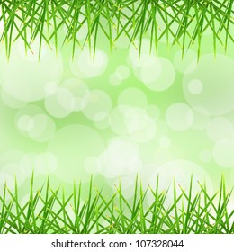 Leaf and bokeh background