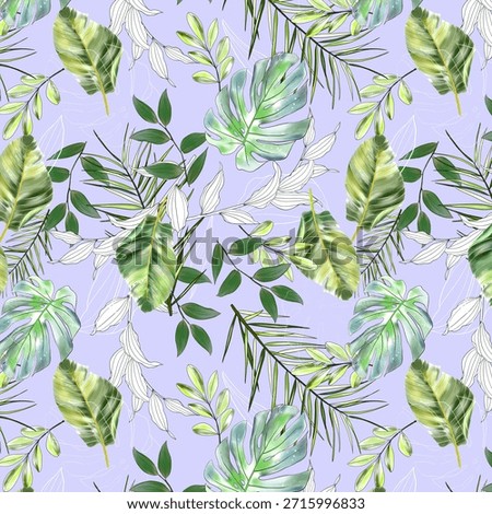 Leaf Elegant seamless botanical pattern featuring hand-drawn leaves and berries in warm autumn tones. Perfect for textiles, wallpapers, wrapping paper, stationery, and surface pattern design projects.
