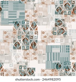 Leaf and gomatical background abstract wallpaper design 