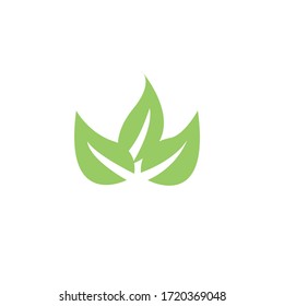 Leaf Health Care Green Medical Logo Stock Vector (Royalty Free ...