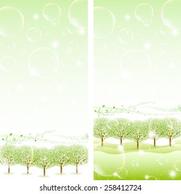 Leaf note background
