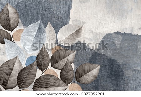 Leaf wallpaper, poster collection for your wall art gallery, wallpaper, poster, card, mural, rug, hanging picture, print