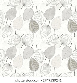 leafes pattern with white groun pattern