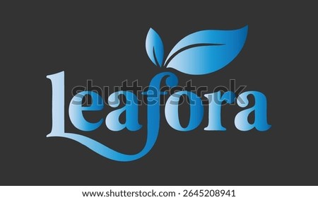 The Leafora logo, showcasing a stylized leaf design.