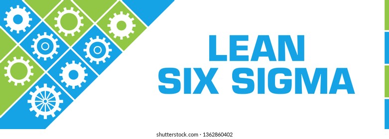 Lean Six Sigma Concept Image Text Stock Illustration 1362860402 ...