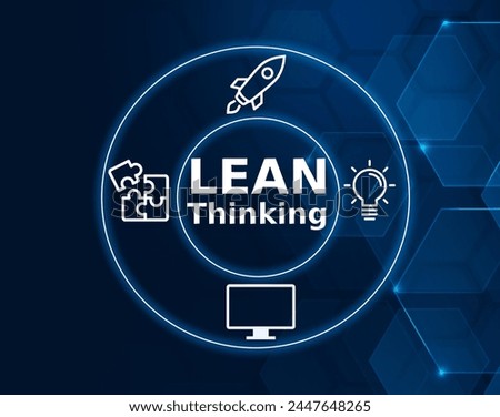 Lean thinking is a management framework made up of a philosophy, practices and principles which aim to help practitioners improve efficiency.