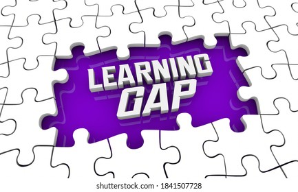 Learning Gap Puzzle Education Disparity Inequality 3d Illustration