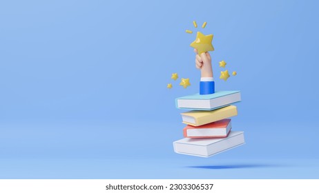 Learning or study help reach goal and success, education for business challenge, knowledge and education, business challenges, motivation, learn skill concepts. Smart businessman. 3d rendering